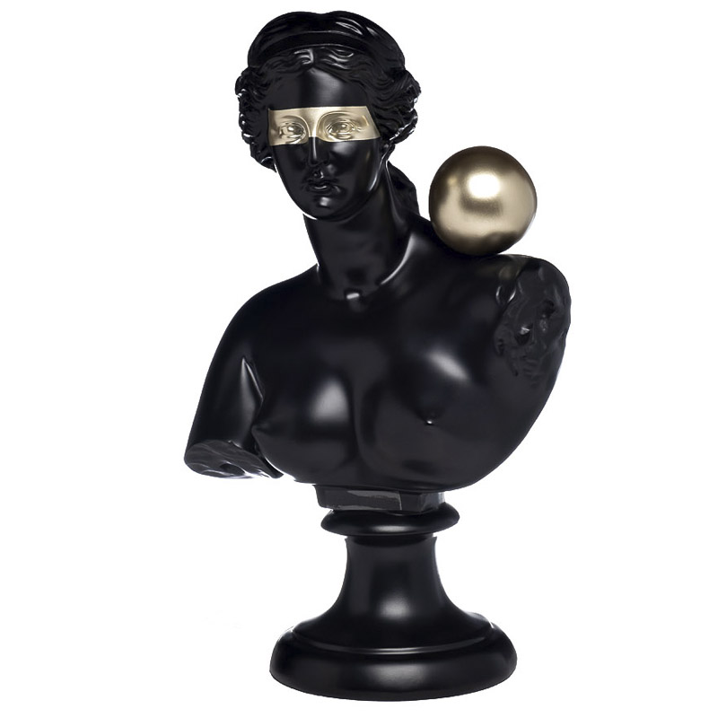 Статуэтка Antique Bust woman Золотой Черный Статуэтка Antique Bust woman Золотой Черный в Орле | Loft Concept
