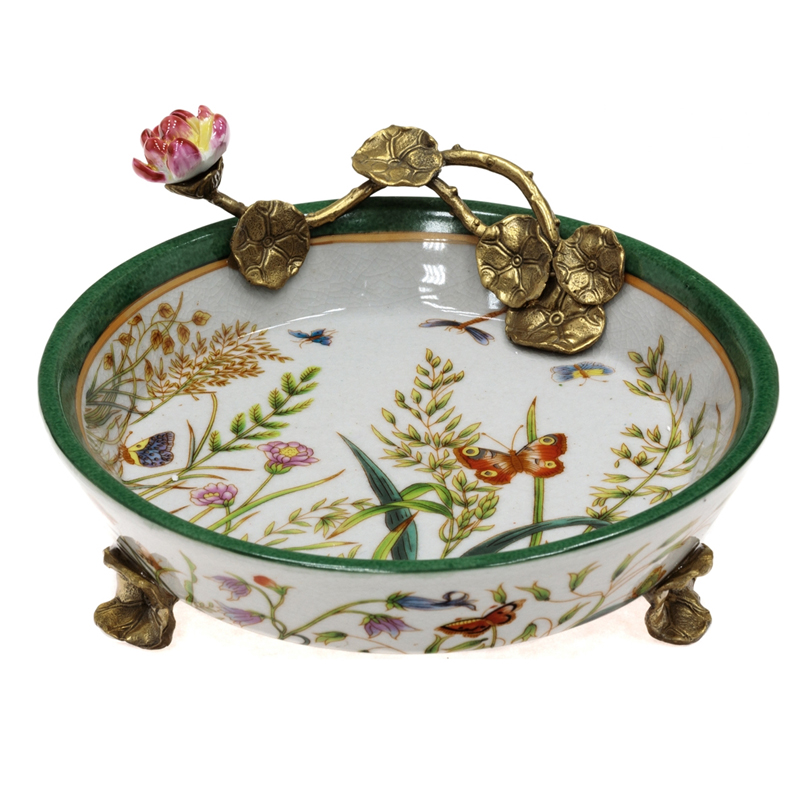 Блюдо Florian Bronze Dish Бронза Мульти в Орле | Loft Concept 