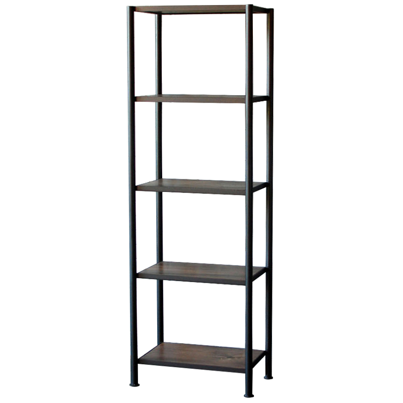 Стеллаж Keelan Industrial Metal Rust Rack Черный Коричневый Стеллаж Keelan Industrial Metal Rust Rack Черный Коричневый в Орле | Loft Concept