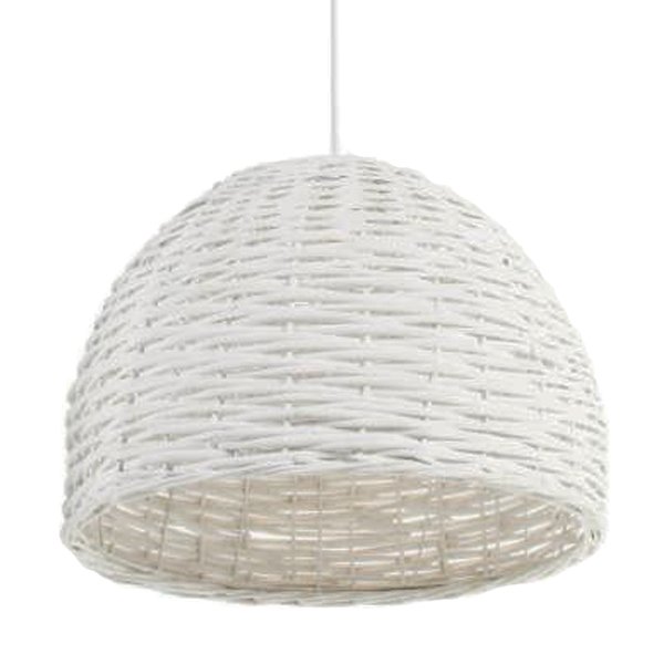 Подвесной светильник Wicker Pendant White Белый Подвесной светильник Wicker Pendant White Белый в Орле | Loft Concept