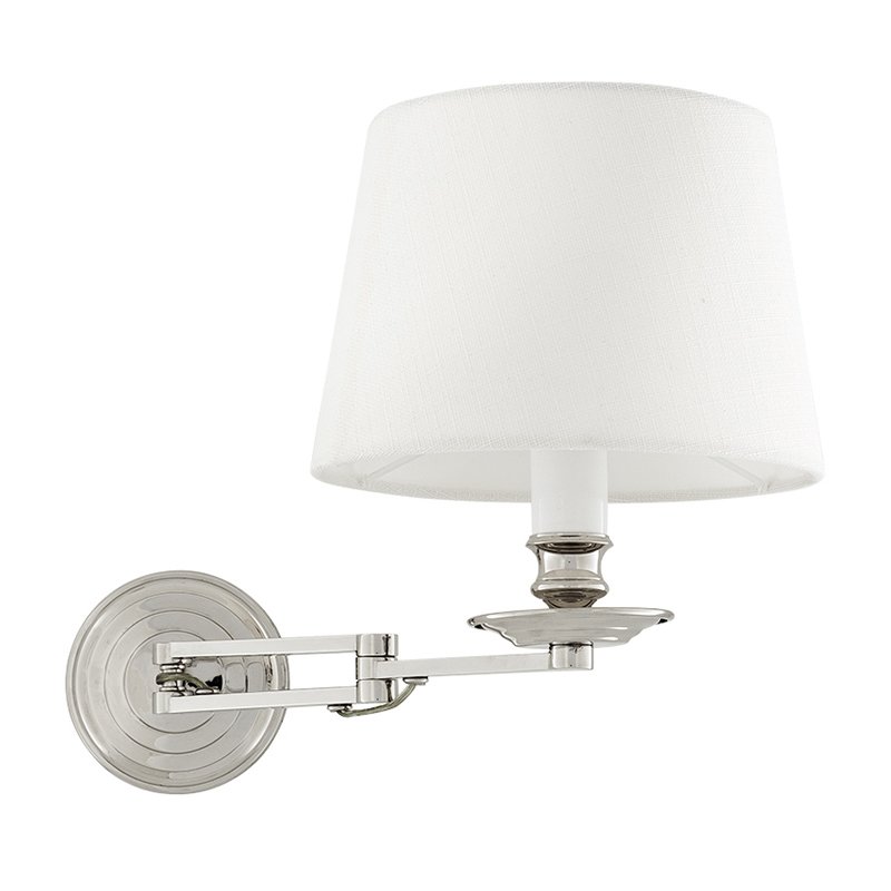 Бра Wall Lamp Eclips Nickel Никель Белый Бра Wall Lamp Eclips Nickel Никель Белый в Орле | Loft Concept