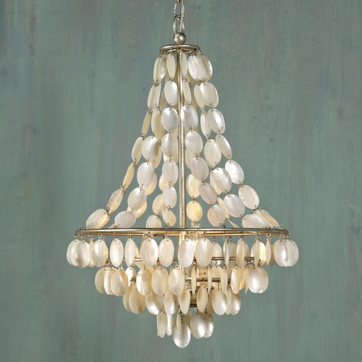 Подвесной светильник SHELL Classic Chandelier Белый Серебряный Подвесной светильник SHELL Classic Chandelier Белый Серебряный в Орле | Loft Concept