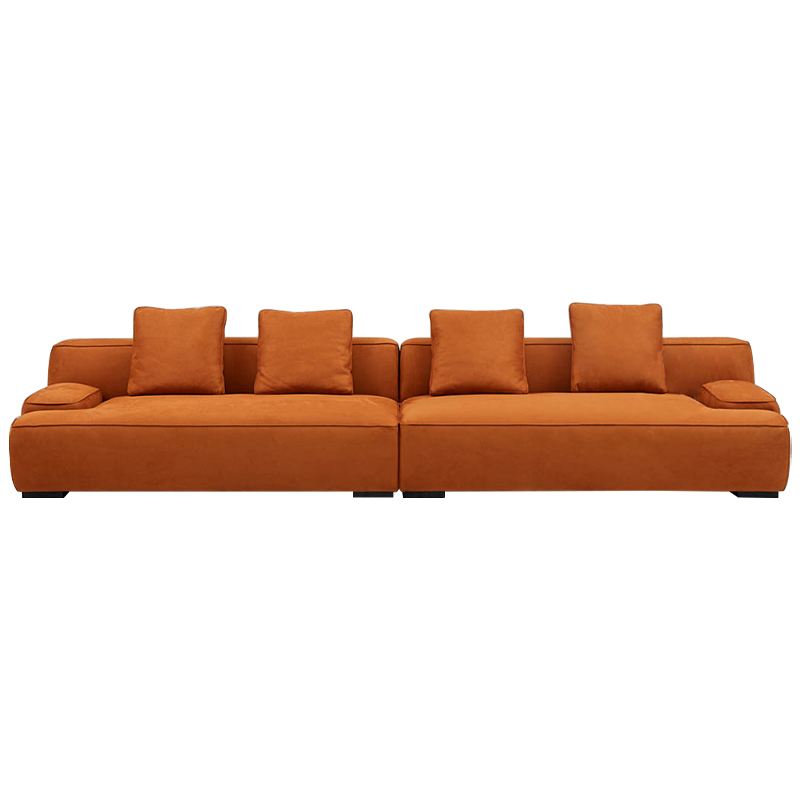 Диван Colby Orange Sofa Оранжевый Диван Colby Orange Sofa Оранжевый в Орле | Loft Concept