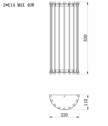 Бра Lantern Tiziano Chromium Sconces Бра Lantern Tiziano Chromium Sconces в Орле