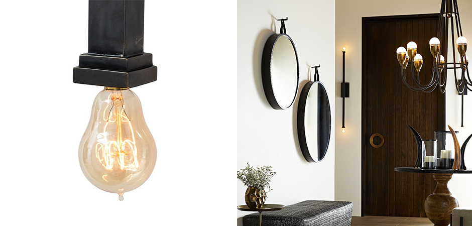 Бра Arteriors HUTU WALL LIGHT Black Бра Arteriors HUTU WALL LIGHT Black - Loft-Concept в Орле