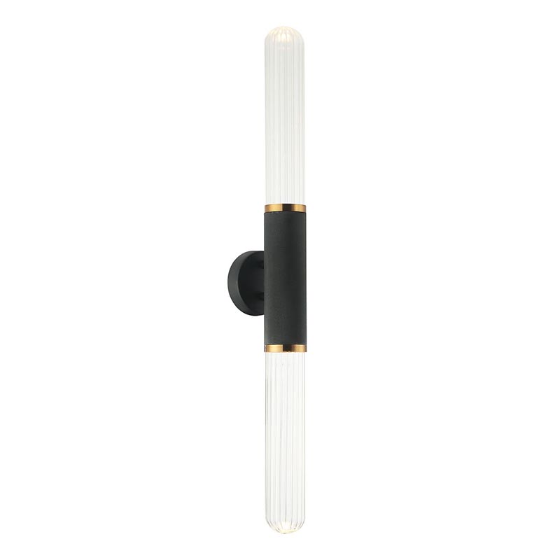 Бра Grover Black Transparent Wall Lamp Прозрачное Стекло Черный Глянцевое золото Бра Grover Black Transparent Wall Lamp Прозрачное Стекло Черный Глянцевое золото в Орле | Loft Concept