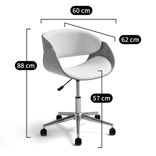 Вращающееся офисное кресло на колёсах Delwyn Chair Вращающееся офисное кресло на колёсах Delwyn Chair в Орле
