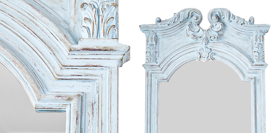 Зеркало Lupescu Mirror Pastel Blue Зеркало Lupescu Mirror Pastel Blue - Loft-Concept в Орле