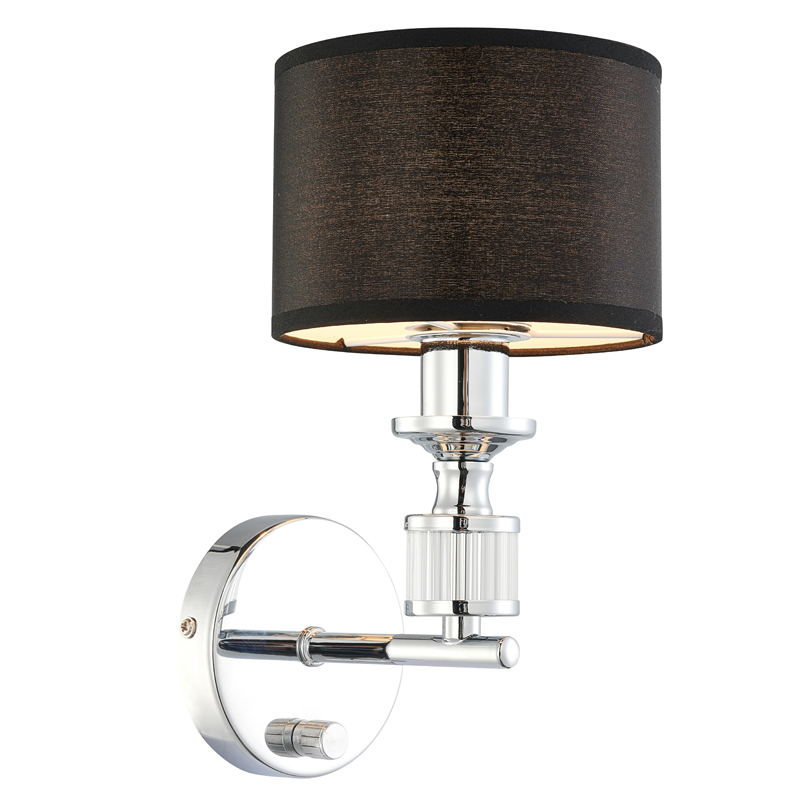Бра Isidora Sconce Хром Серый Прозрачный Бра Isidora Sconce Хром Серый Прозрачный в Орле | Loft Concept