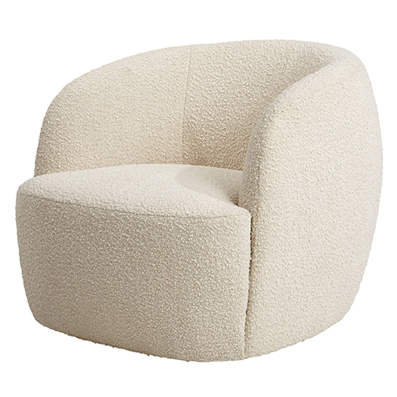 Кресло Boucle Armchair Pacific Белый Кресло Boucle Armchair Pacific Белый в Орле | Loft Concept