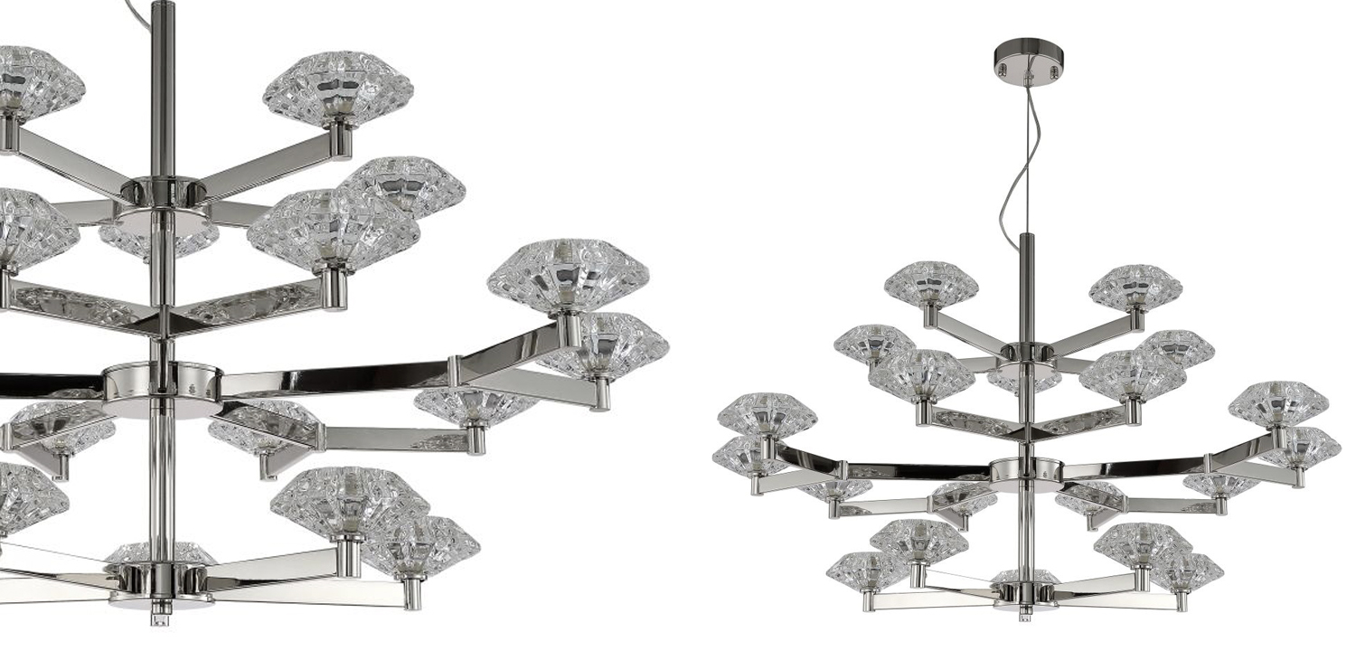 Люстра Yerker Chandelier Nickel 20 - фото
