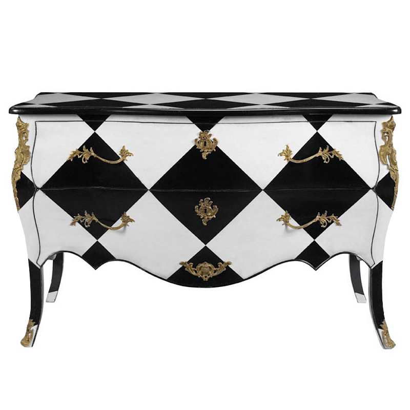 Комод ROMILLE COMMODE CHEST Бронза Черно-белый Комод ROMILLE COMMODE CHEST Бронза Черно-белый в Орле | Loft Concept