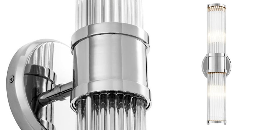 Бра Wall Lamp Claridges Double Nickel Бра Wall Lamp Claridges Double Nickel - Loft-Concept в Орле
