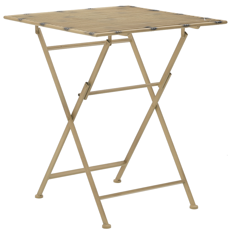 Приставной металлический складной стол Azra Metal Side Table Золотой Приставной металлический складной стол Azra Metal Side Table Золотой в Орле | Loft Concept