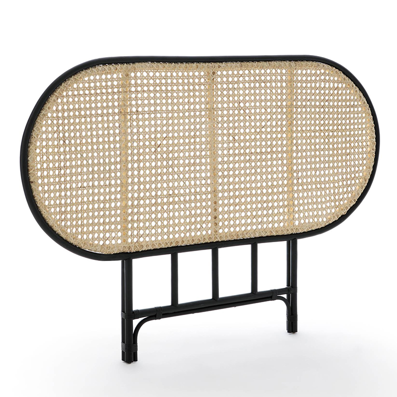 Изголовье для кровати Wicker Rattan Бежевый Черный Изголовье для кровати Wicker Rattan Бежевый Черный в Орле | Loft Concept