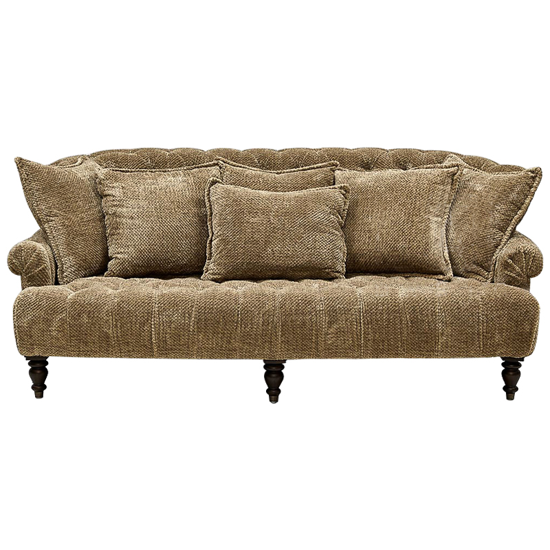 Диван с подушками Gould Sofa Коричневый Коричневый в Орле | Loft Concept 