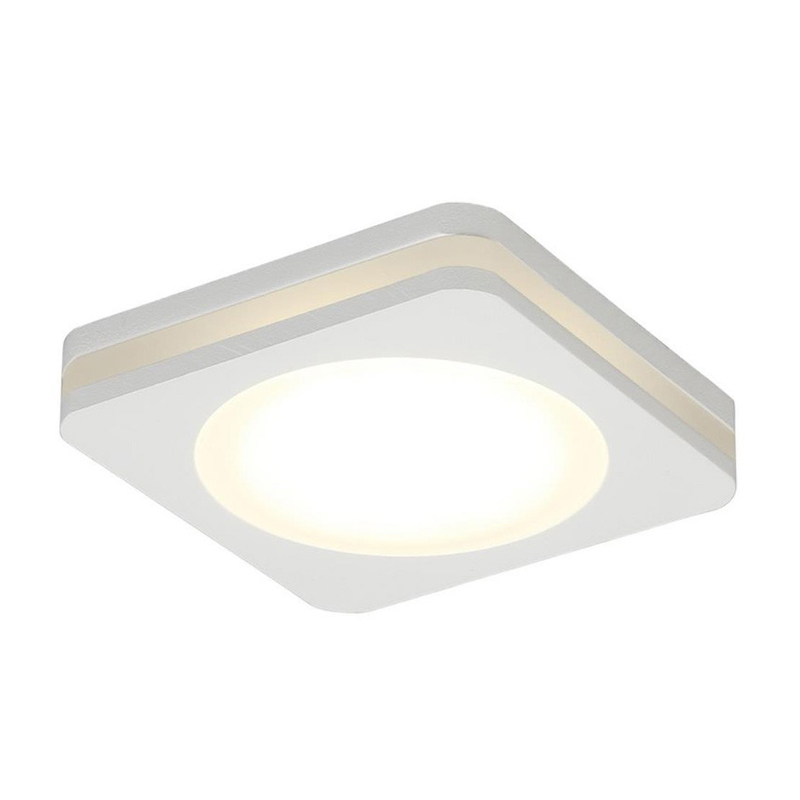 Белый квадратный спот Embedded Light Белый Белый квадратный спот Embedded Light Белый в Орле | Loft Concept