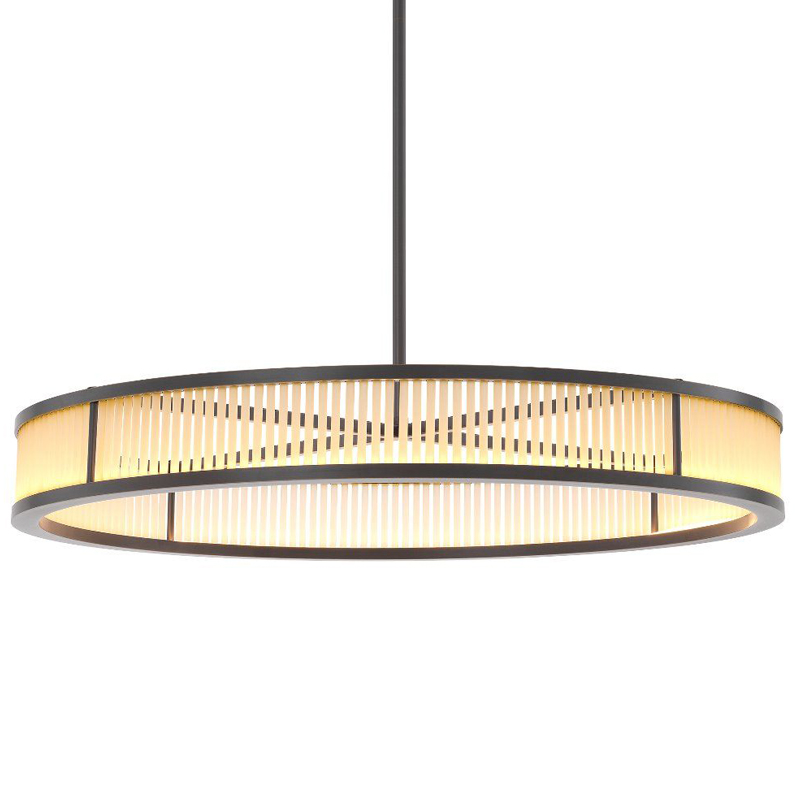Люстра Eichholtz Chandelier Thibaud L Bronze Темная бронза Белое матовое стекло Люстра Eichholtz Chandelier Thibaud L Bronze Темная бронза Белое матовое стекло в Орле | Loft Concept