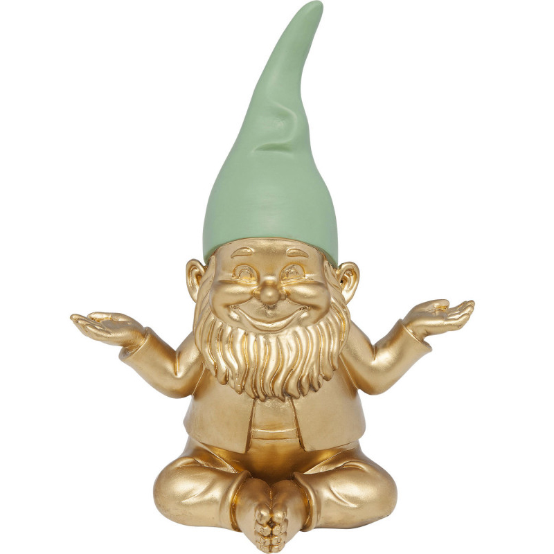 Статуэтка Golden Meditating Gnome Золотой Статуэтка Golden Meditating Gnome Золотой в Орле | Loft Concept