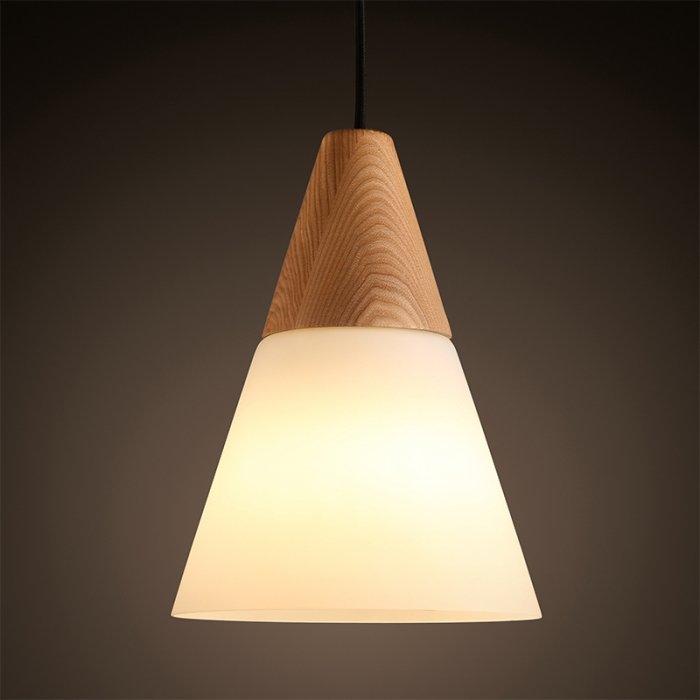 Подвесной светильник Opaque Light Middle Белый дуб Белый Подвесной светильник Opaque Light Middle Белый дуб Белый в Орле | Loft Concept