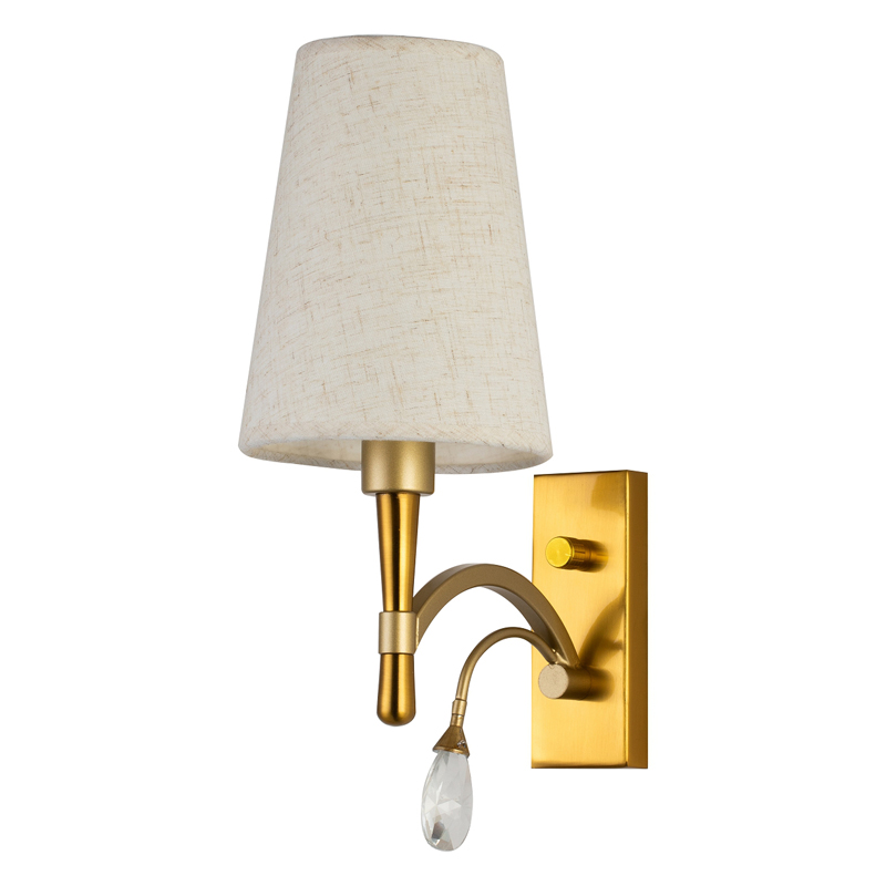 Бра Desiree Sconce Латунь матовое золото Белый Прозрачный Бра Desiree Sconce Латунь матовое золото Белый Прозрачный в Орле | Loft Concept