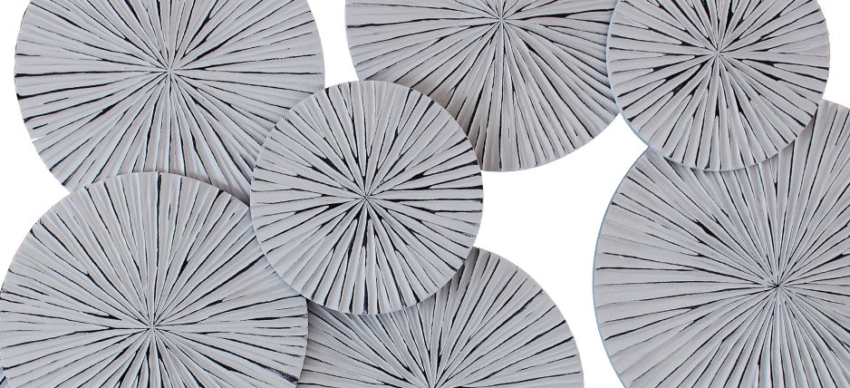 Арт-объект Apollo Gray Wall Plaque Disc Арт-объект Apollo Gray Wall Plaque Disc - Loft-Concept в Орле