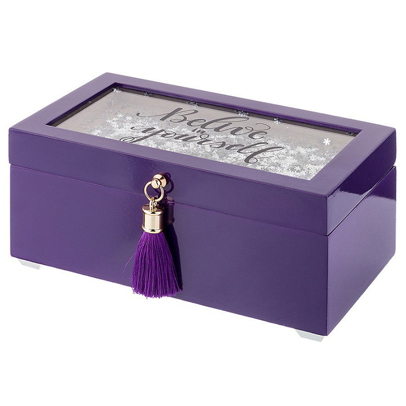 Шкатулка Snowflakes Lilac Box Фиолетовый Шкатулка Snowflakes Lilac Box Фиолетовый в Орле | Loft Concept