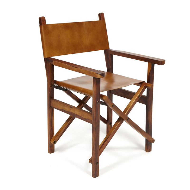 Кресло Buffalo Leather folding armchair Коричневый винтаж Кресло Buffalo Leather folding armchair Коричневый винтаж в Орле | Loft Concept