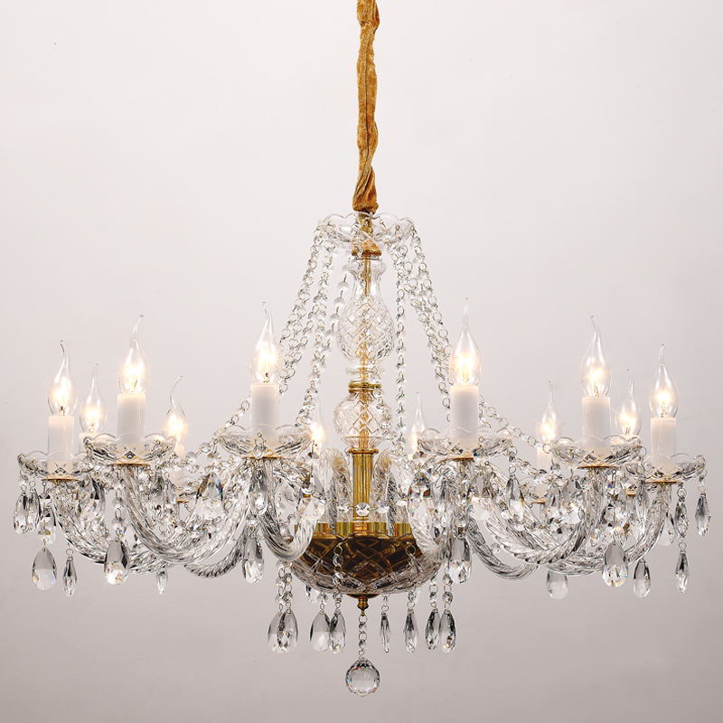 Люстра Megane Chandelier 82 Прозрачный Глянцевое золото Люстра Megane Chandelier 82 Прозрачный Глянцевое золото в Орле | Loft Concept