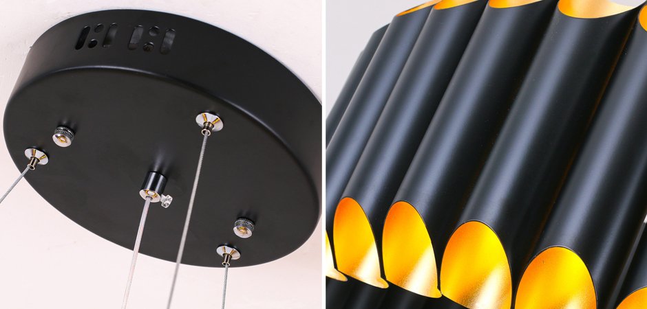 Люстра GALLIANO ROUND SUSPENSION LIGHT by DELIGHTFULL Black Люстра GALLIANO ROUND SUSPENSION LIGHT by DELIGHTFULL Black - Loft-Concept в Орле