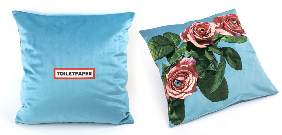 Подушка Seletti Cushion Roses Toiletpaper Подушка Seletti Cushion Roses Toiletpaper - Loft-Concept в Орле