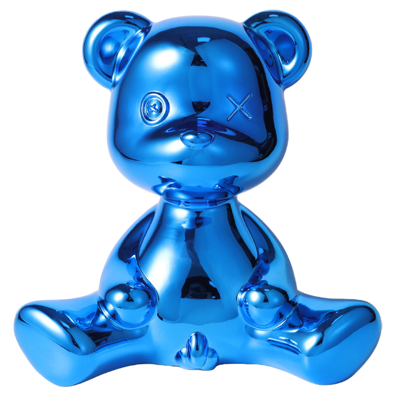 Статуэтка Teddy Boy Metal Finish with Cable Синий Синий Статуэтка Teddy Boy Metal Finish with Cable Синий Синий в Орле | Loft Concept