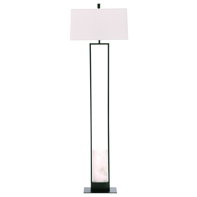 Торшер Arteriors MARKHAM FLOOR LAMP Бронза Белый Черный в Орле | Loft Concept 