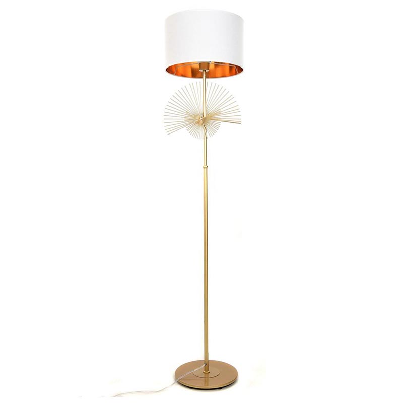 Торшер Genoveva Floor lamp white Белый Золотой Торшер Genoveva Floor lamp white Белый Золотой в Орле | Loft Concept