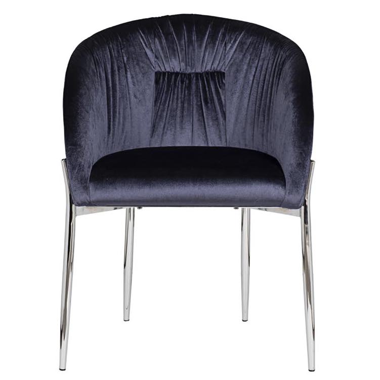 Стул Miranda Chair blue Темно-синий Нержавеющая сталь Стул Miranda Chair blue Темно-синий Нержавеющая сталь в Орле | Loft Concept