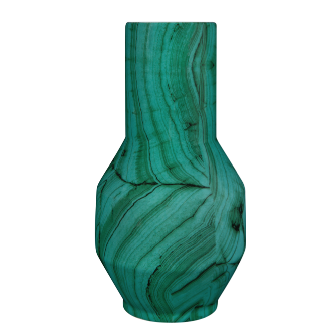 Ваза Malachite Vase rubikon Малахит в Орле | Loft Concept 