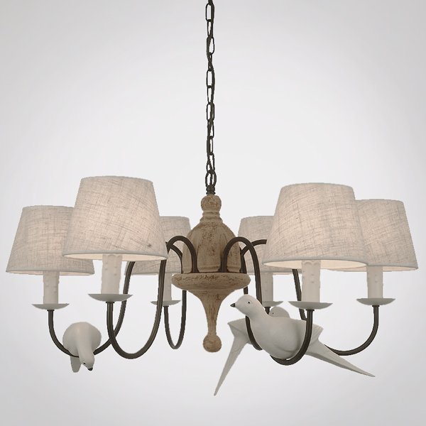 Люстра Norman Bird Chandelier ivory ( слоновая кость ) Люстра Norman Bird Chandelier ivory ( слоновая кость ) в Орле | Loft Concept