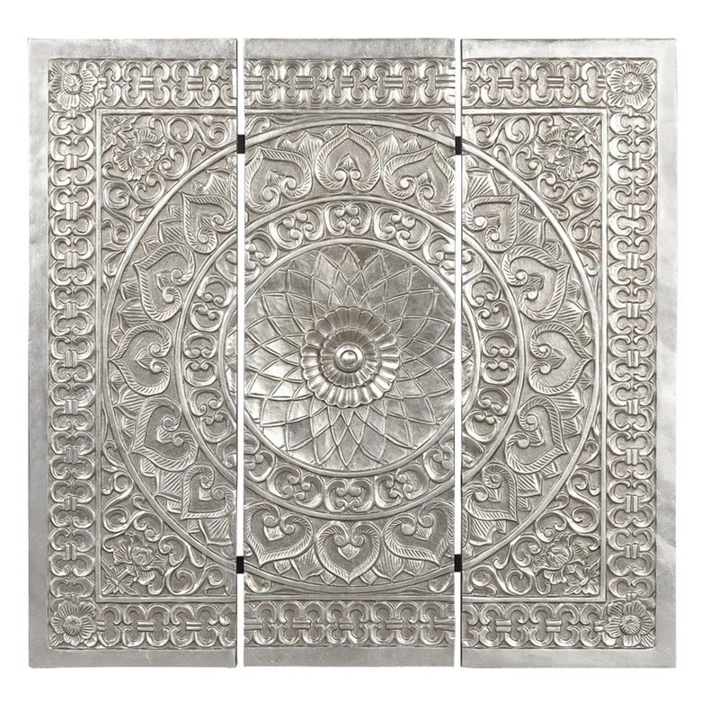 Панно Silver Patterns Серебряный Панно Silver Patterns Серебряный в Орле | Loft Concept