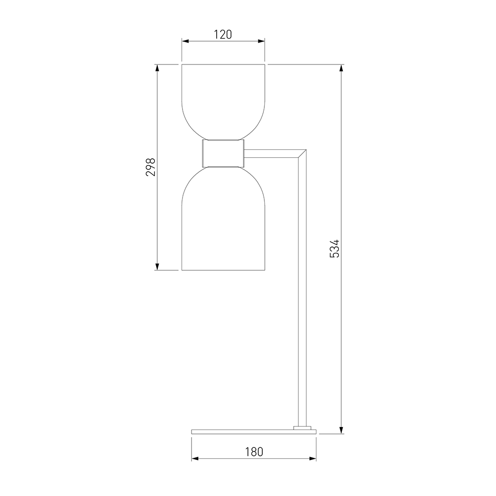 Настольная лампа Light maker studio white and smok brass в Орле