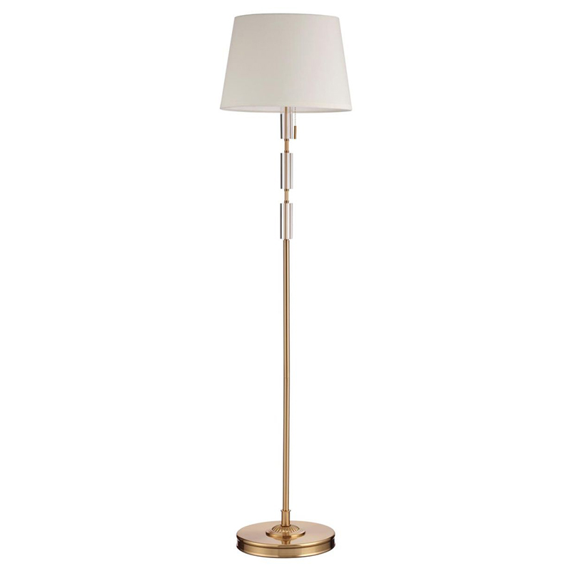 Торшер Ramona White Floor lamp Бронза Белый Торшер Ramona White Floor lamp Бронза Белый в Орле | Loft Concept