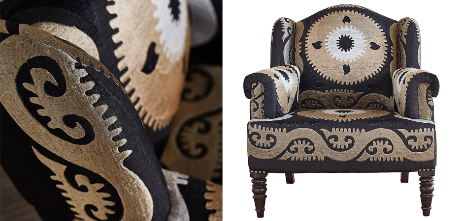 Armchair Mandala Beige Ornament Armchair Mandala Beige Ornament - Loft-Concept в Орле
