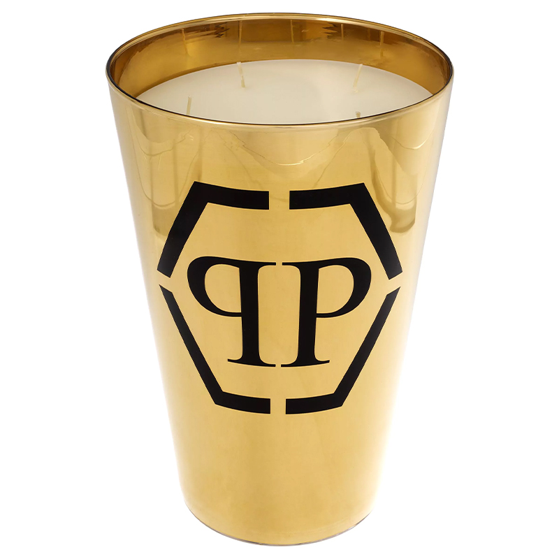Свеча Philipp Plein Candle Empire Gold XL Золотой Белый Черный Свеча Philipp Plein Candle Empire Gold XL Золотой Белый Черный в Орле | Loft Concept