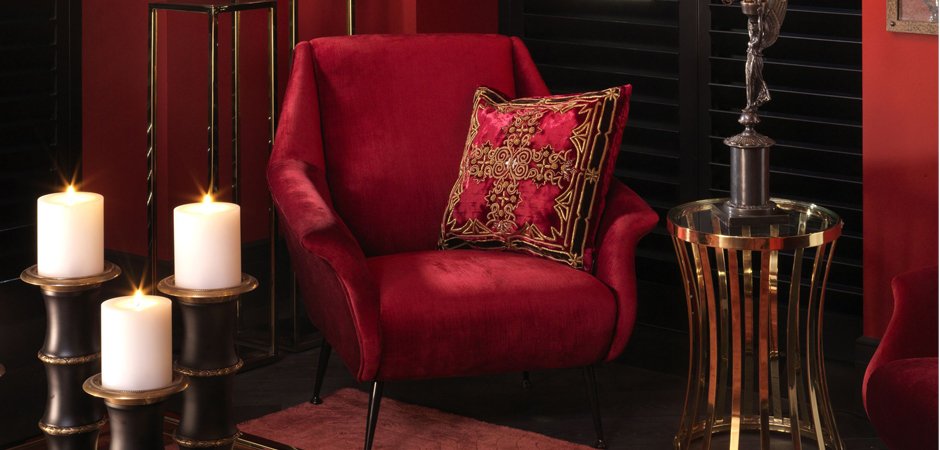 Кресло Eichholtz Chair Trezzo Red - фото №1