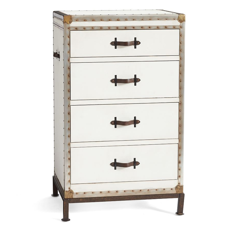 Комод в винтажном стиле Vintage Chests Mini Белый Белый Коричневый Комод в винтажном стиле Vintage Chests Mini Белый Белый Коричневый в Орле | Loft Concept