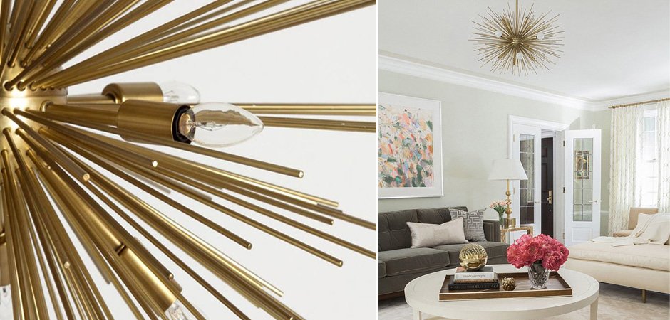 Люстра ASTRA Chandelier Sputnik Brass Люстра ASTRA Chandelier Sputnik Brass - Loft-Concept в Орле