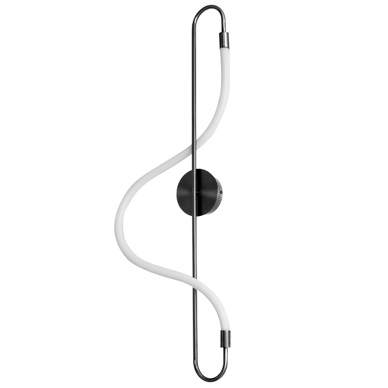 Светодиодное Бра Knot Lihgt Черное Черный Белый Светодиодное Бра Knot Lihgt Черное Черный Белый в Орле | Loft Concept