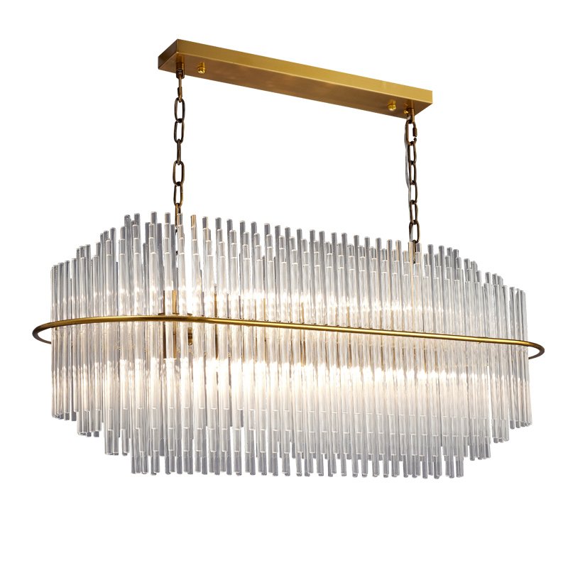 Люстра Nembus KEBO STILL LINE CHANDELIER Латунь Прозрачный Люстра Nembus KEBO STILL LINE CHANDELIER Латунь Прозрачный в Орле | Loft Concept