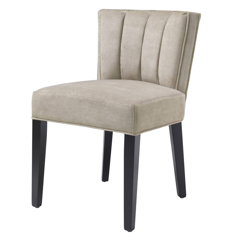 Стул Eichholtz Dining Chair Windhaven Greige Бежево-серый Черный Стул Eichholtz Dining Chair Windhaven Greige Бежево-серый Черный в Орле | Loft Concept