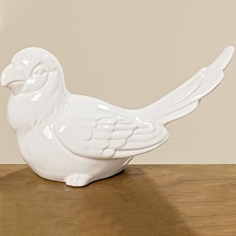 Статуэтка White Parrot Figurine Белый Статуэтка White Parrot Figurine Белый в Орле | Loft Concept