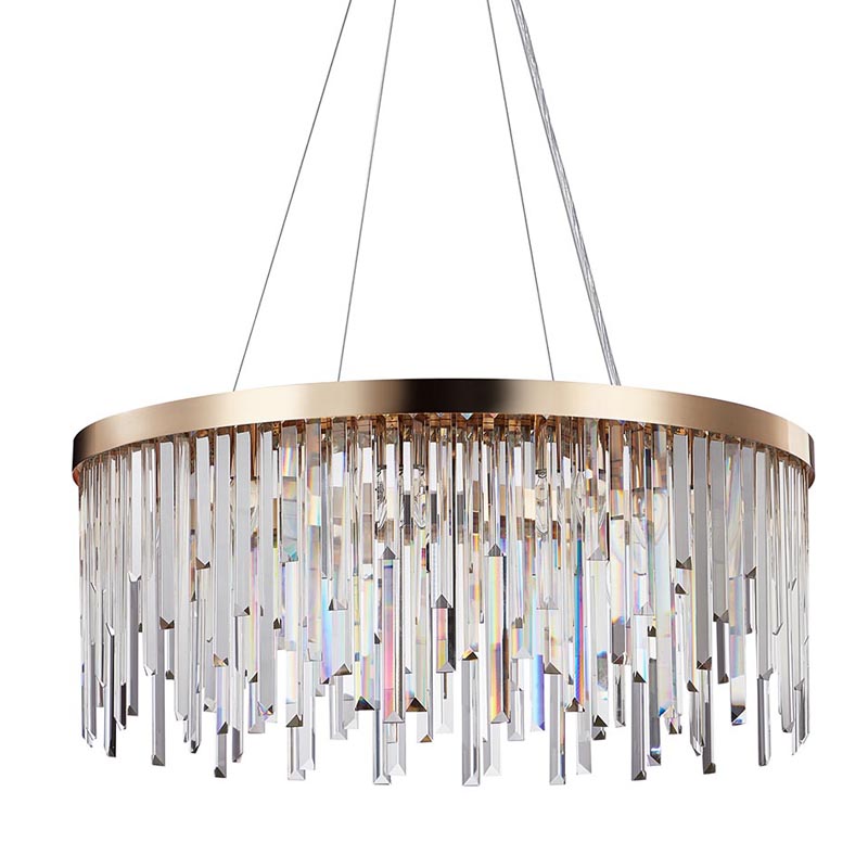 Люстра Bennett Chandelier gold матовое золото Прозрачный Люстра Bennett Chandelier gold матовое золото Прозрачный в Орле | Loft Concept